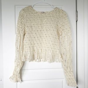 LoveShackFancy Mock Top Silk